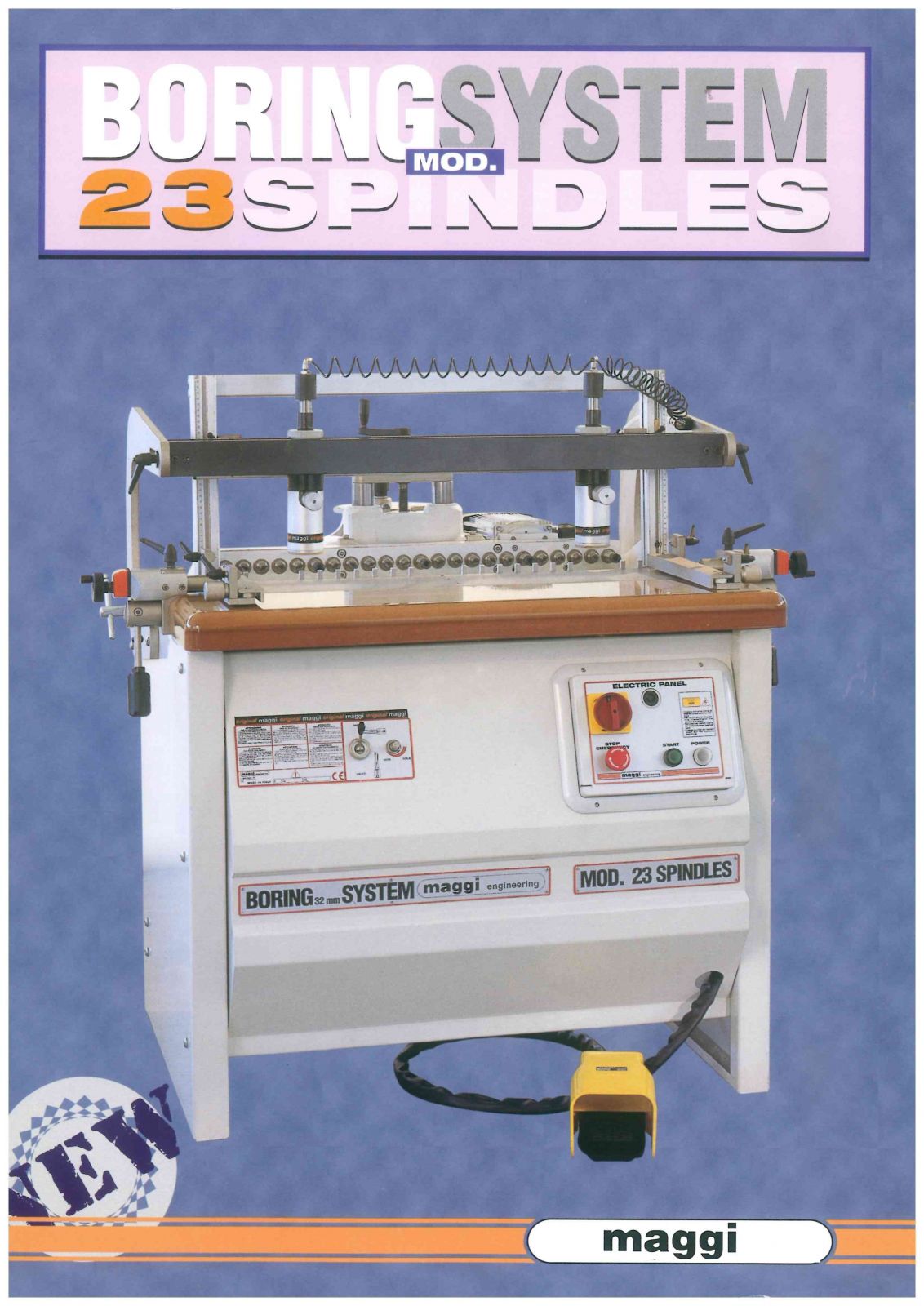 Maggi Safety Hold-down Clamps : Where Safety Meets Efficiency in Multi-Spindle Drilling Machines